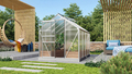 Växthus Venus 5000 Alu Poly Sockel 5 m² Vitavia